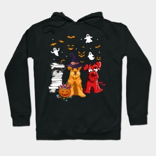 Funny Three Schnauzer Halloween Gift Shirt Hoodie